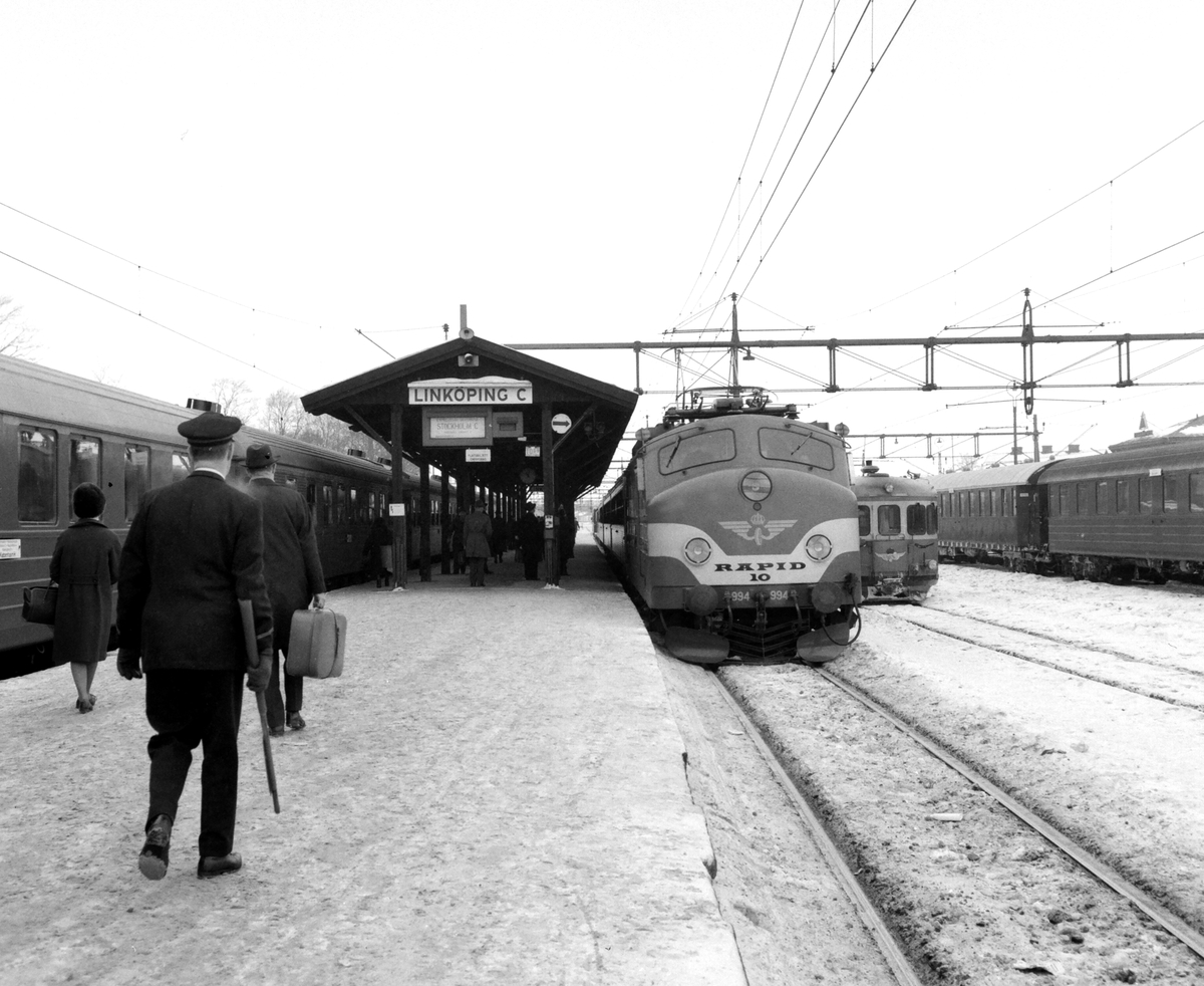 Linköpings Centralstation , 1963.