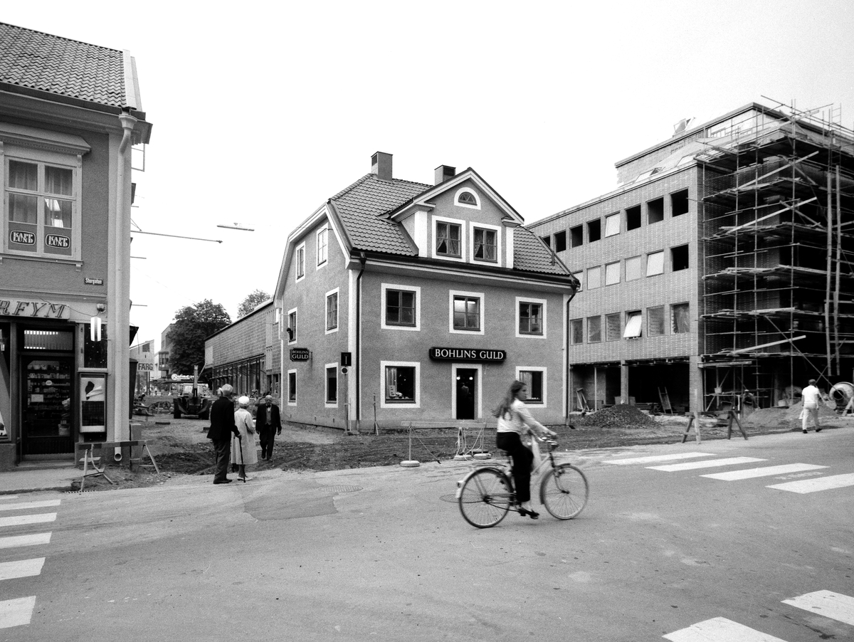 Bohlins guld i korsningen Repslagaregatan och Storgatan, 1968.