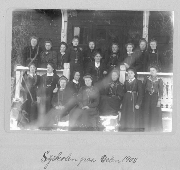 Syskolen på Dalen i 1908