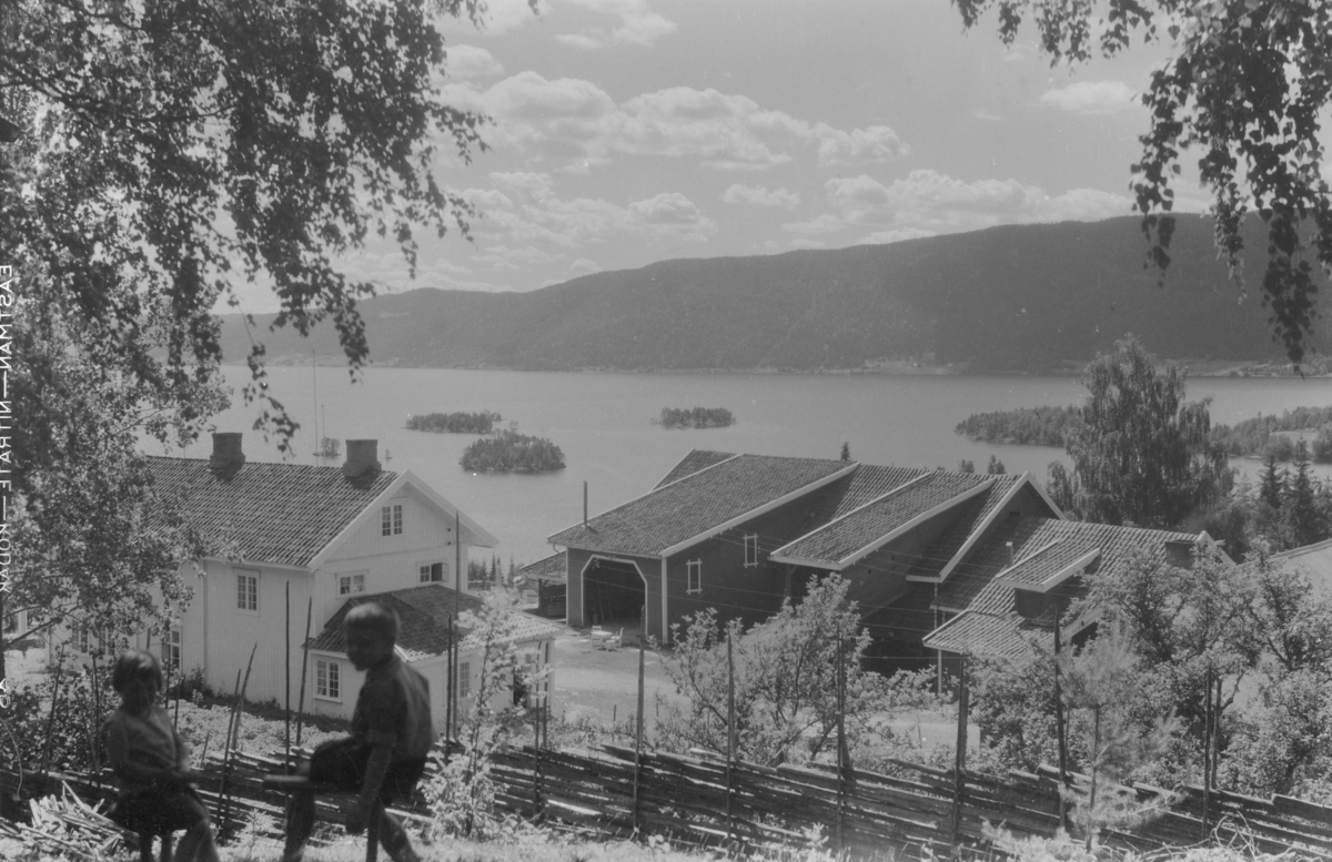 Grimsrud gård ved Randsfjorden.