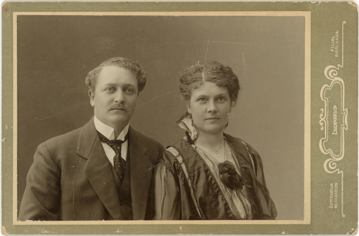 Porträtt. Ernst och Hilda Böhmer