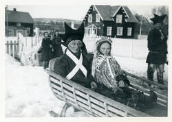 Bryllup i Karasjok ca. 1950.