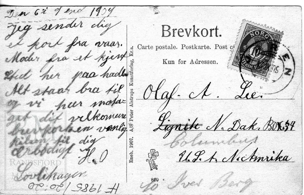 Postkort fra Røykenvik.
