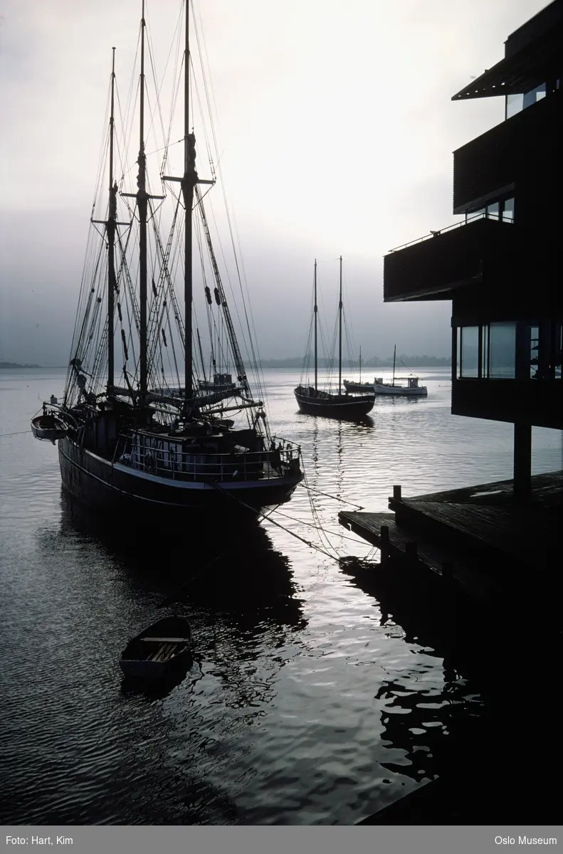 Norsk Sjøfartsmuseum, fjord, skonnert Svanen