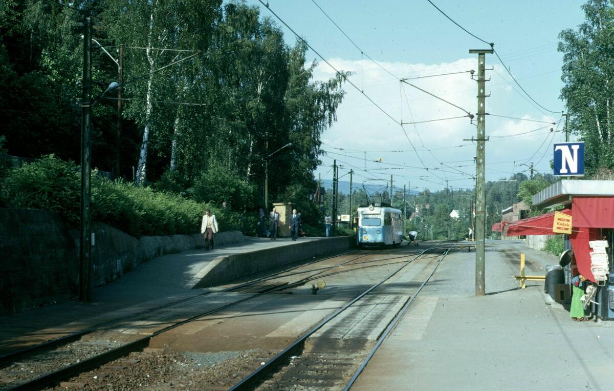 Oslo Sporveier, E1 165, Avløs, ranger inn.