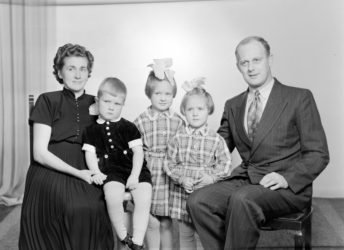 Bygartner Alv Hansson med familie.