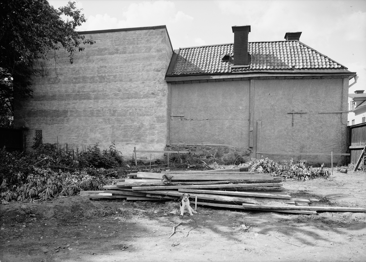 Rivning, kvarteret Ginnar, Uppsala 1936