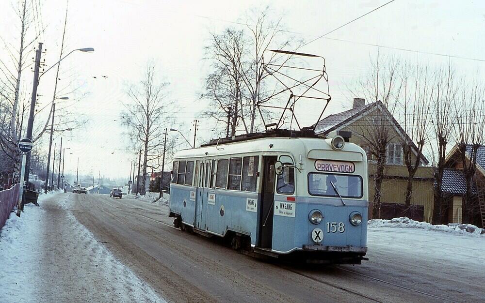 Oslo Sporveier, B2 158, utflukt i 1978.