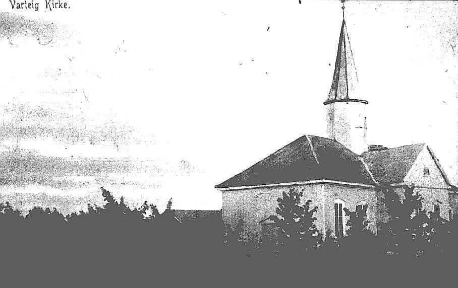 Varteig kirke, ca. 1906