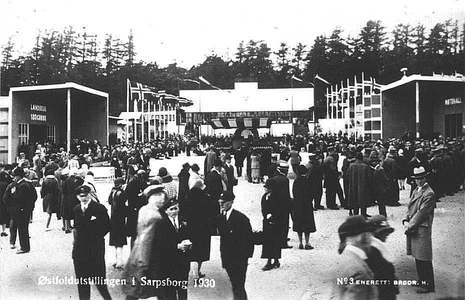 Publikum på Østfoldutstillingen 1930