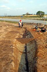 Skipsgrav avdekket under arkeologiske utgravninger på Bjørns