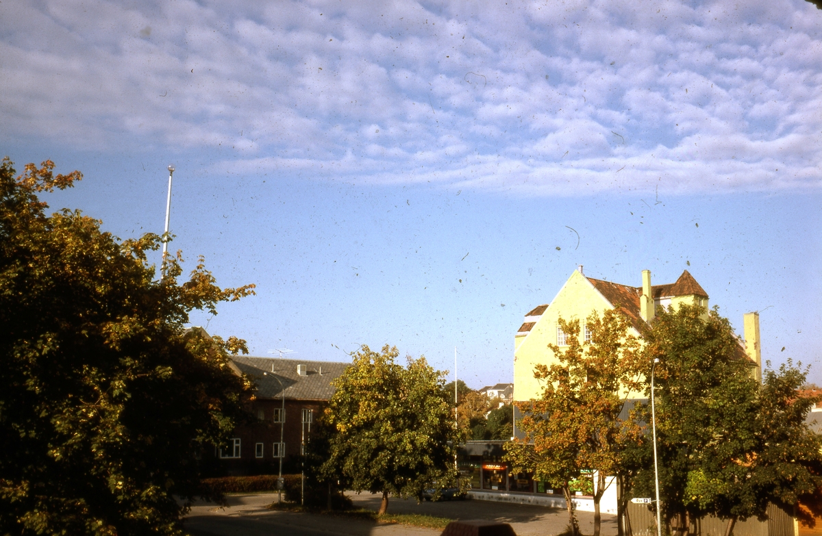 Utsikt fra Ragnhilds gate 1A mot Klostergata
