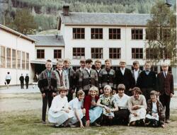 Klasse 7a ved Nordberg skule 1966/1967