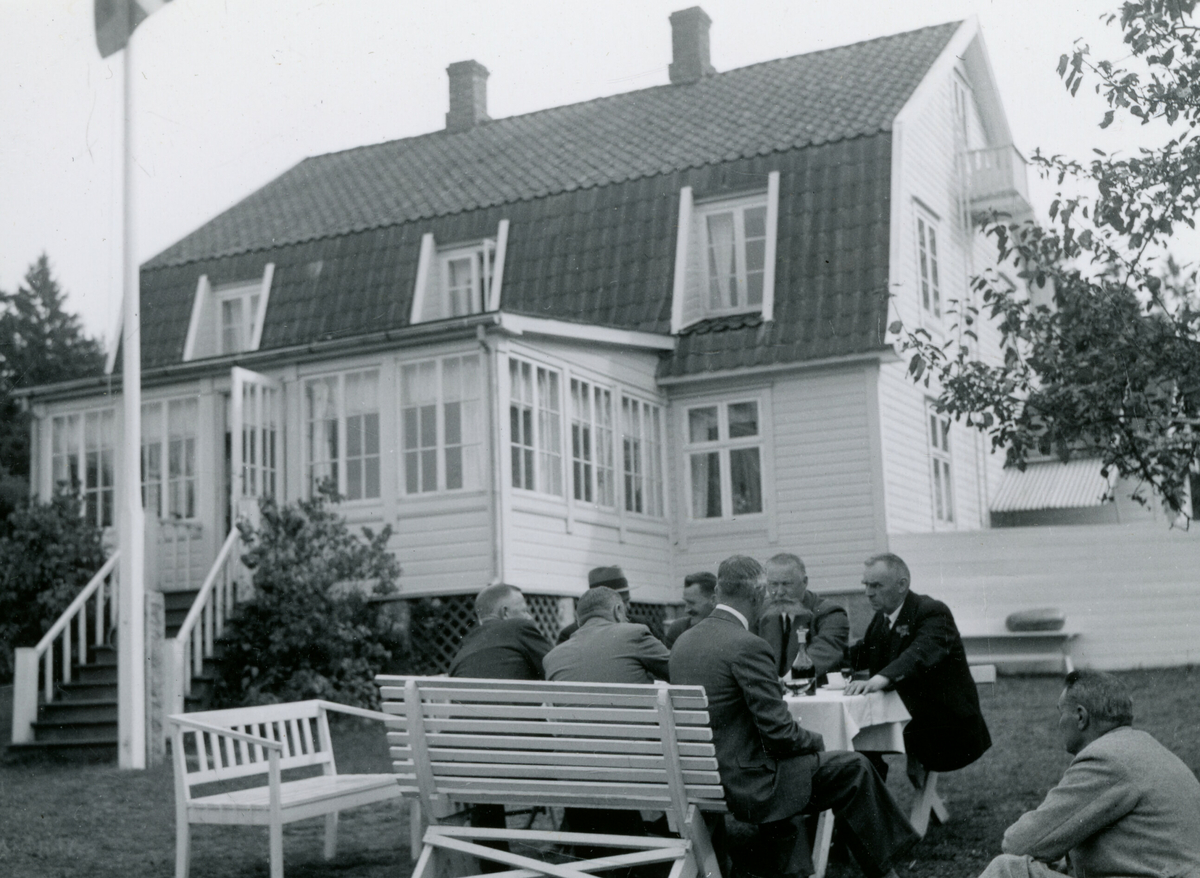 Kornrådet på Skoger gjestegård på Hvaler 28.8.1936.