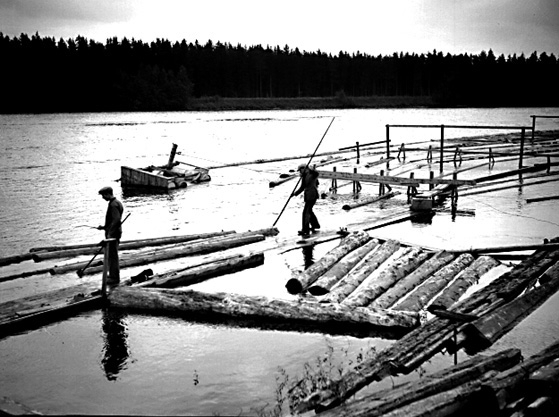 Skåre Ångsåg 1934. Foto Dan Gunner