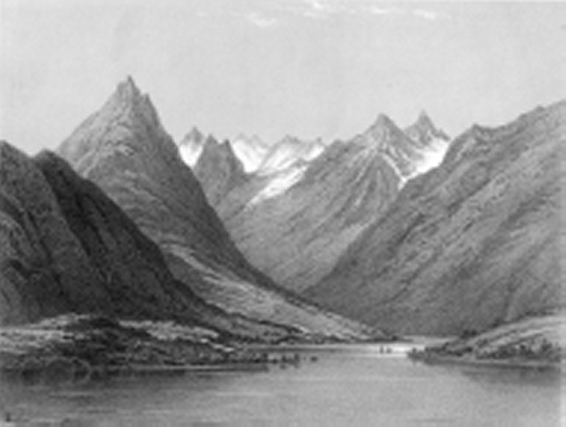 Fjordlandskap. Søkelvfjorden, Møre og Romsdal.