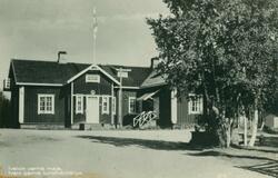 Ivalo gamle turistherberge i Finland rundt år 1937.