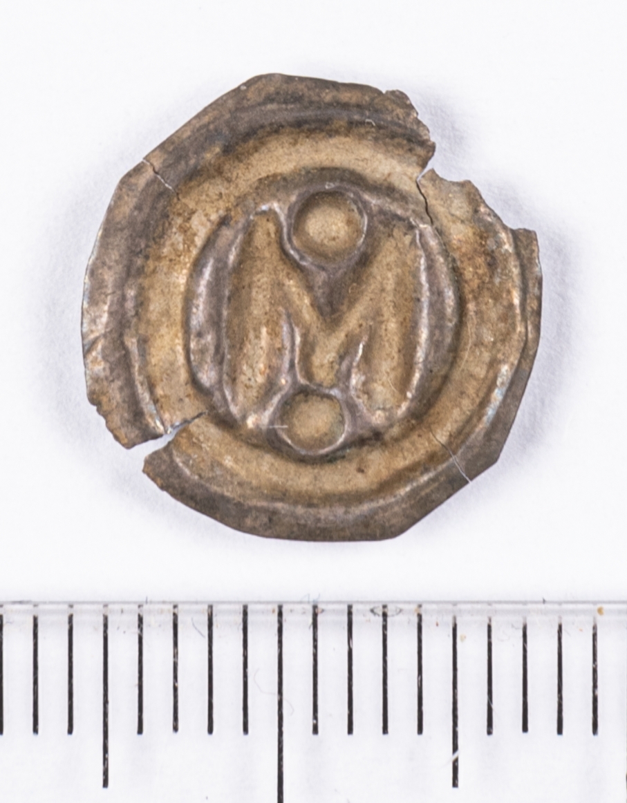 Mynt, Magnus Ladulås, Penning Brakteat, 1275 - 1290.