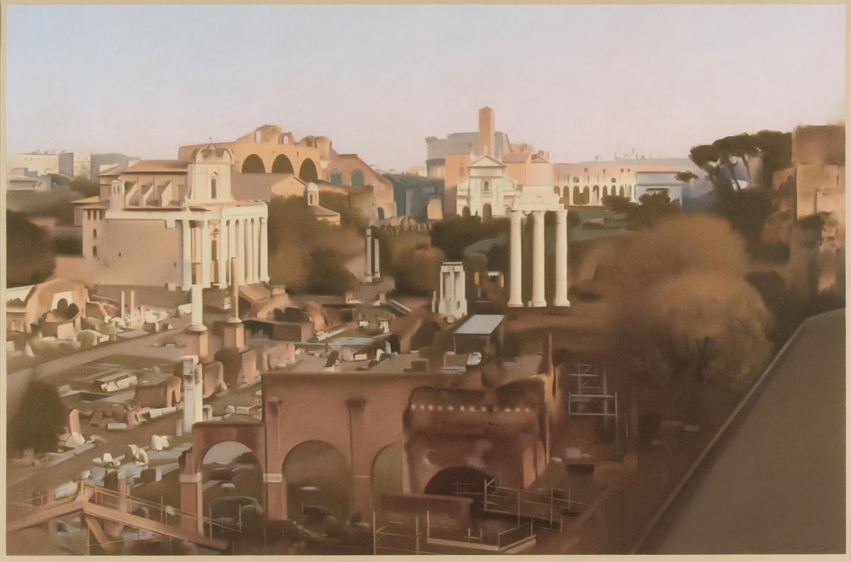 Forum Romanum [Akvarell]