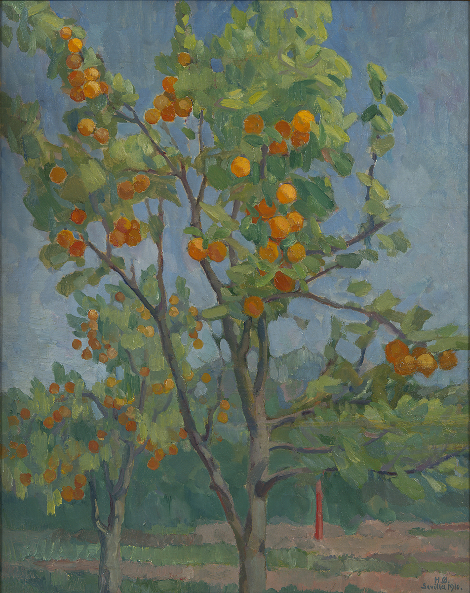 Appelsintre fra Sevilla [Maleri]
