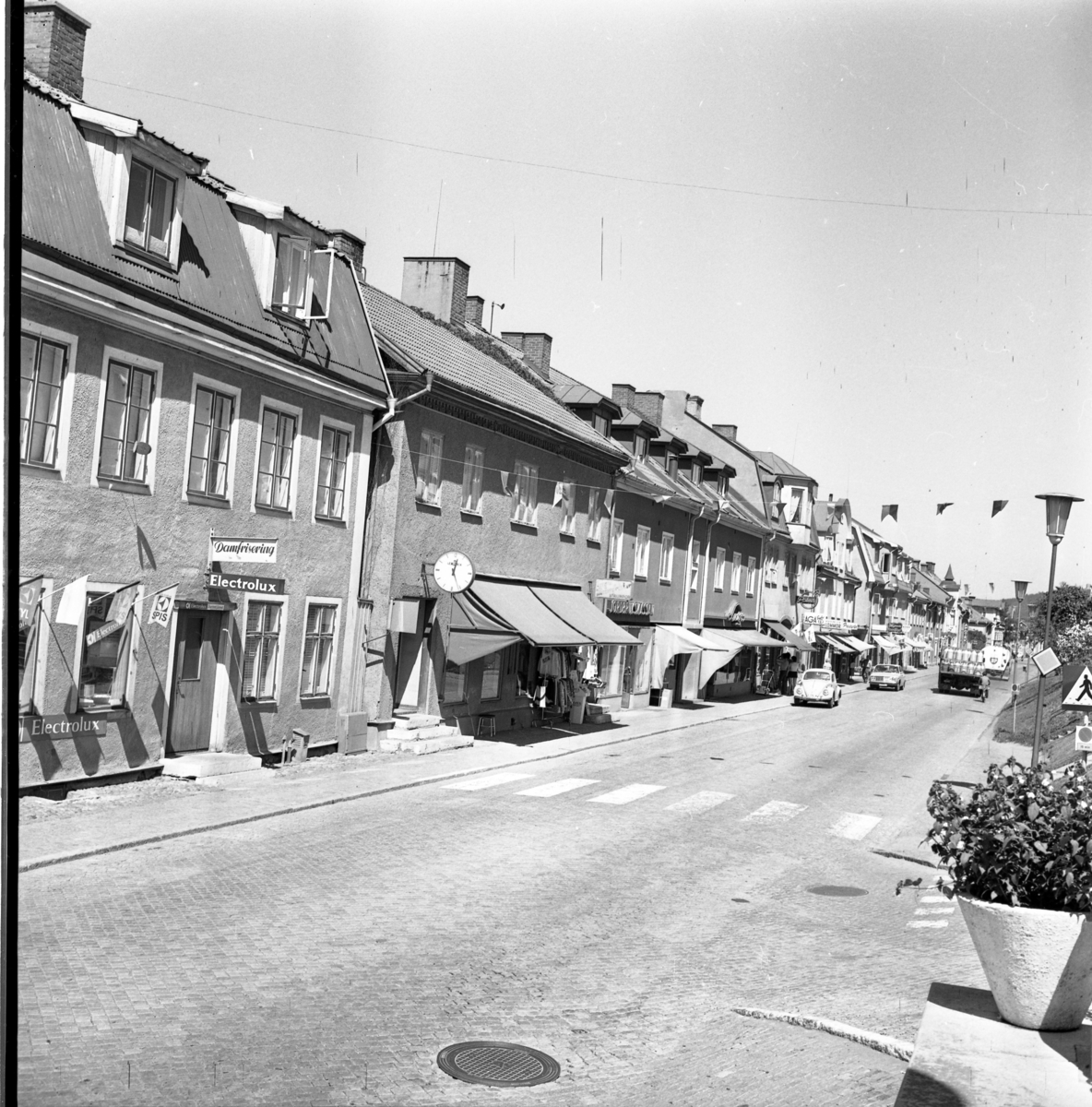 Stadsbebyggelse kring Brahegatan ca 1970