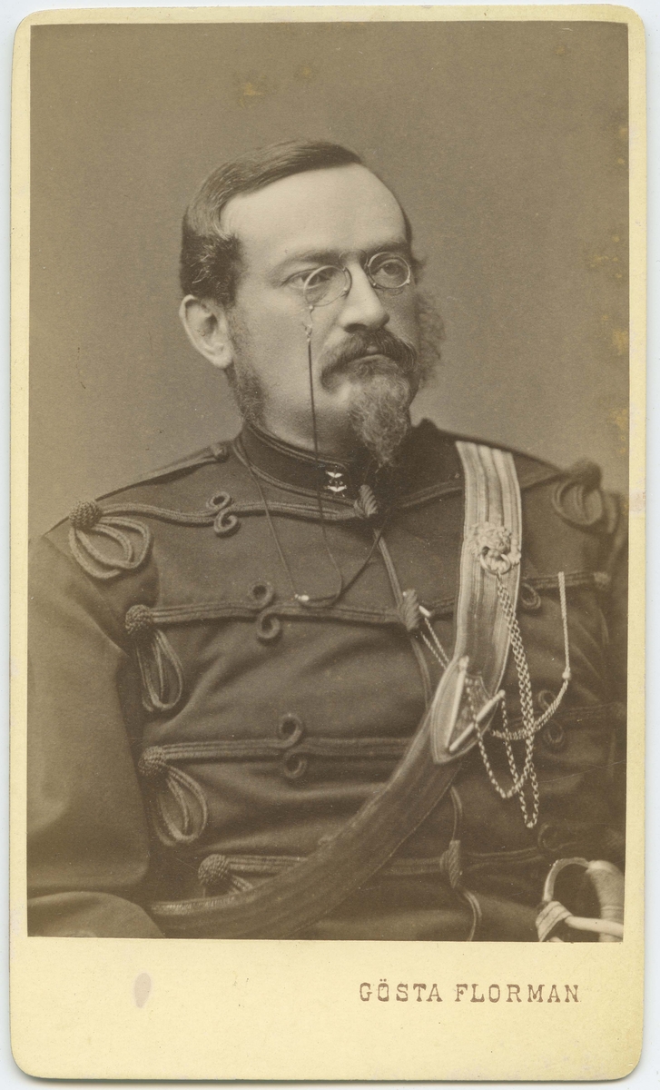 Porträtt på Major Engström.