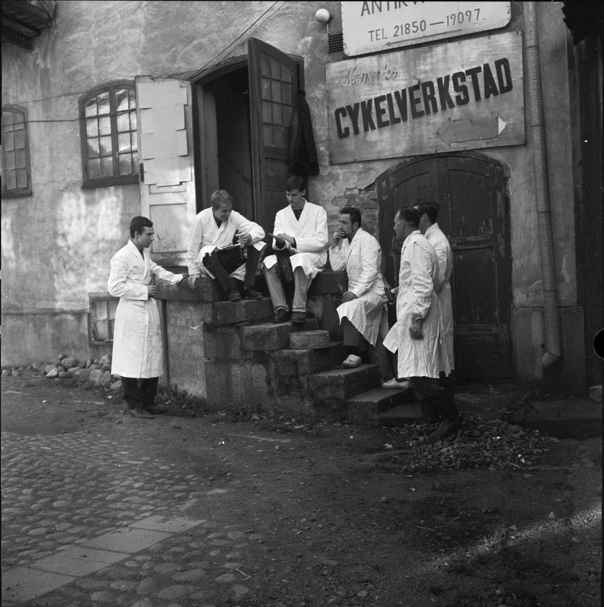 Studentteatern - "karamellfabrik blir teater", Uppsala 1965