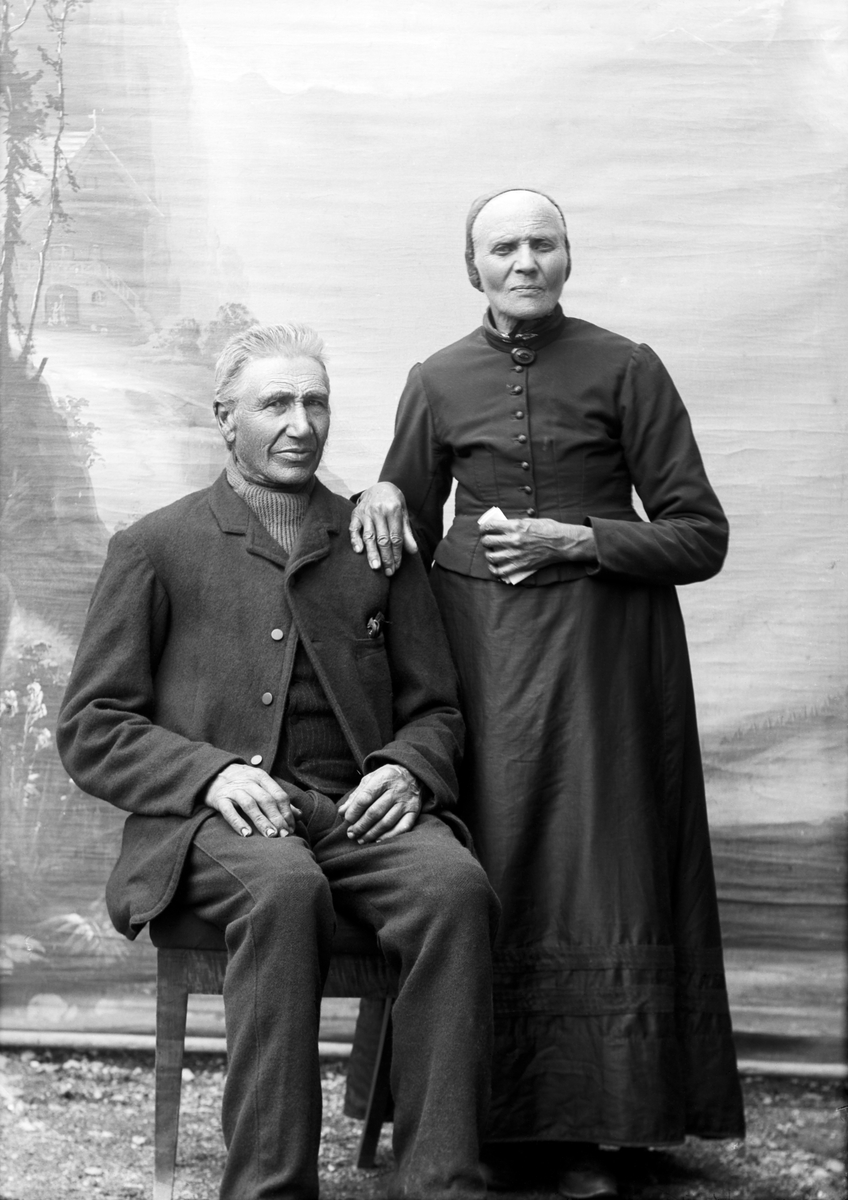 Erland H. Bergum f 1822, Nord-Fron og hans kone.