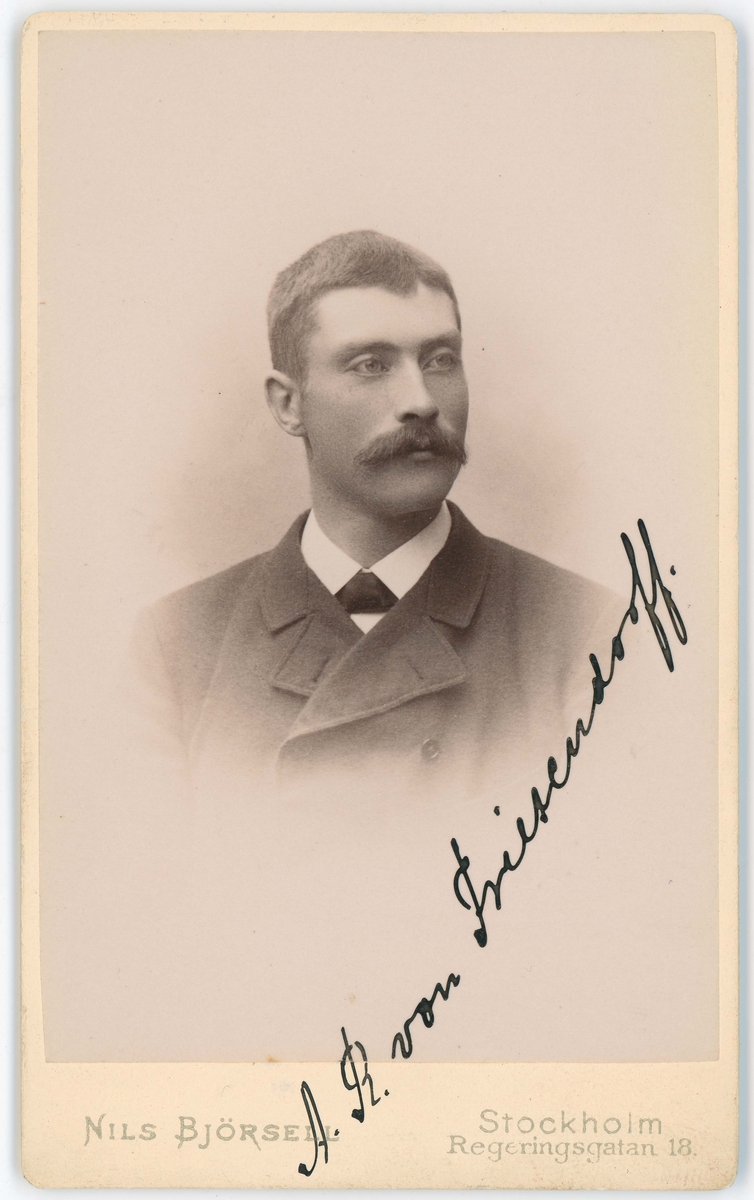 Porträtt på Axel Reinhold von Friesendorff.