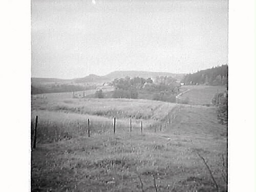 Gravfält vid Skärte, Rolfstorp. Artikel i samband med bilden publicerad i Varbergs Tidning 1962-10-03.