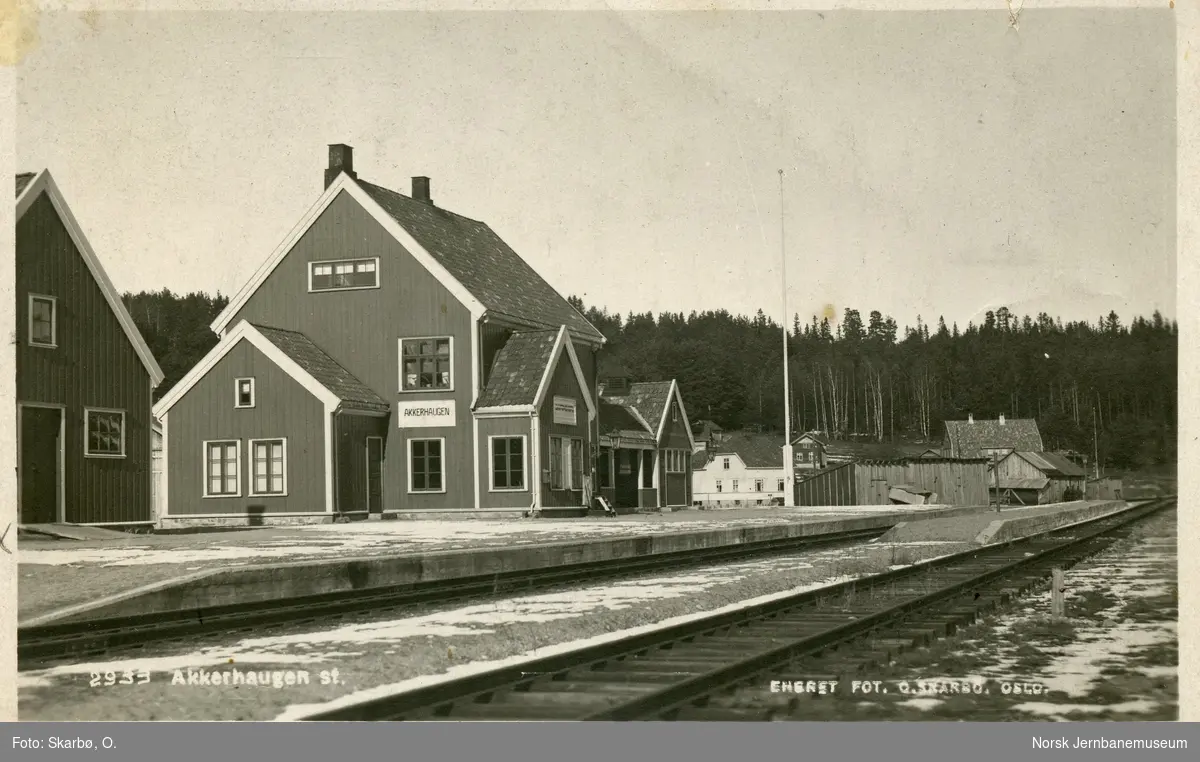Akkerhaugen stasjon på Sørlandsbanen