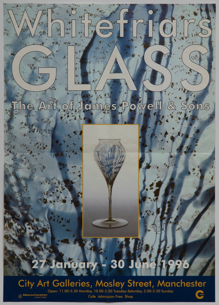 Whitefriars Glass:  The Art of James Powell & Sons [Utstillingsplakat]