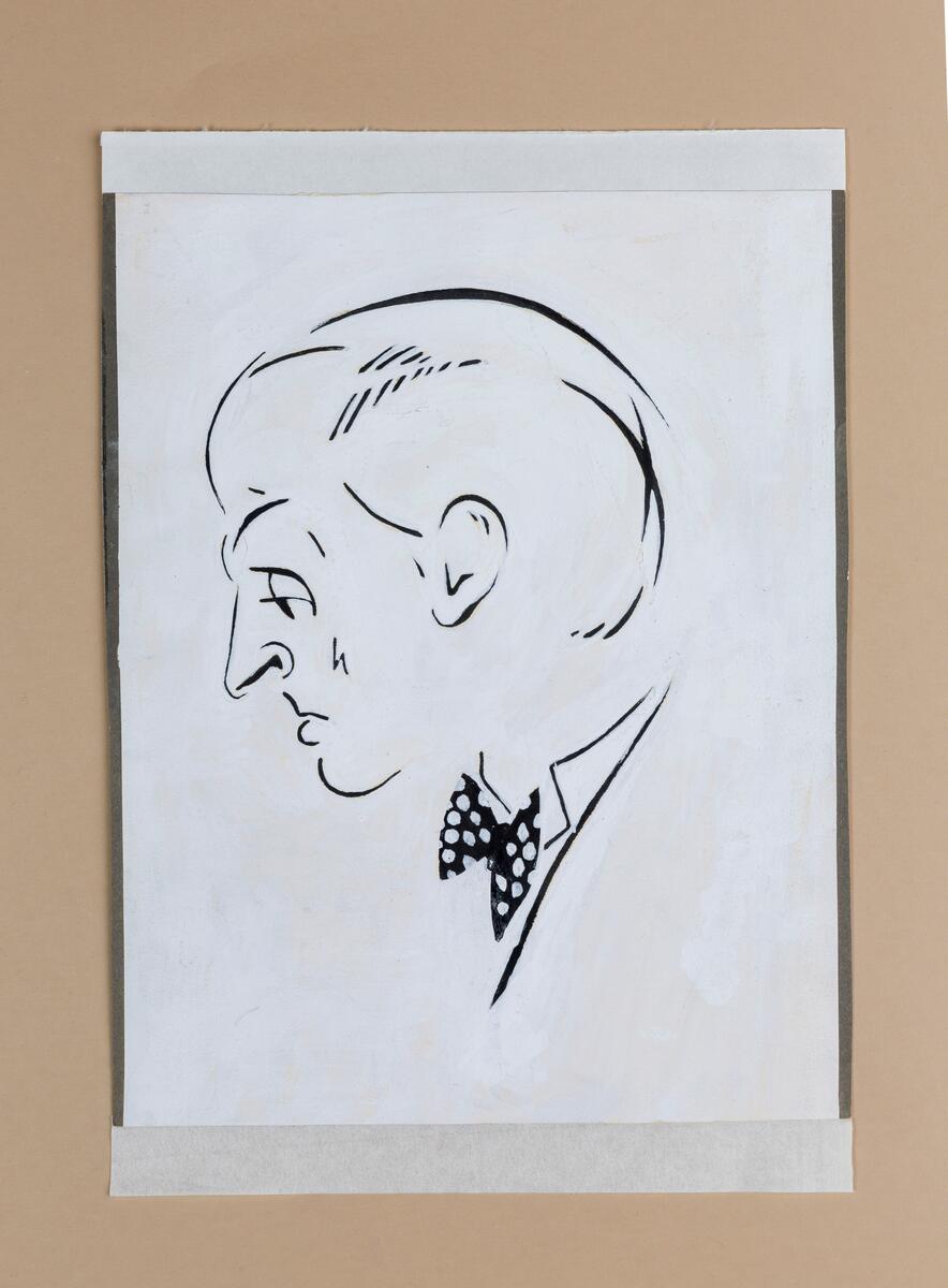 Porträtt av René Clair [Teckning]