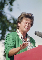 Statsminister Gro Harlem Brundtland, 17. august 1991.