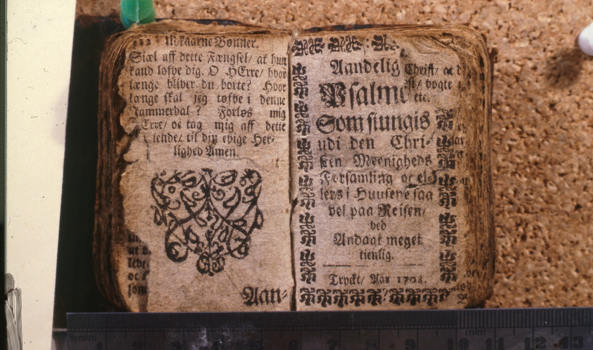 Salmebok fra 1708
