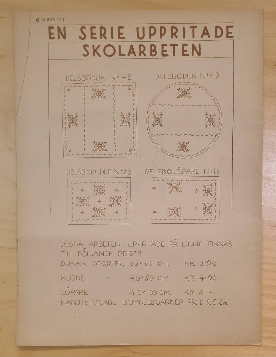 MÖNSTER - Vänersborgs museum / DigitaltMuseum