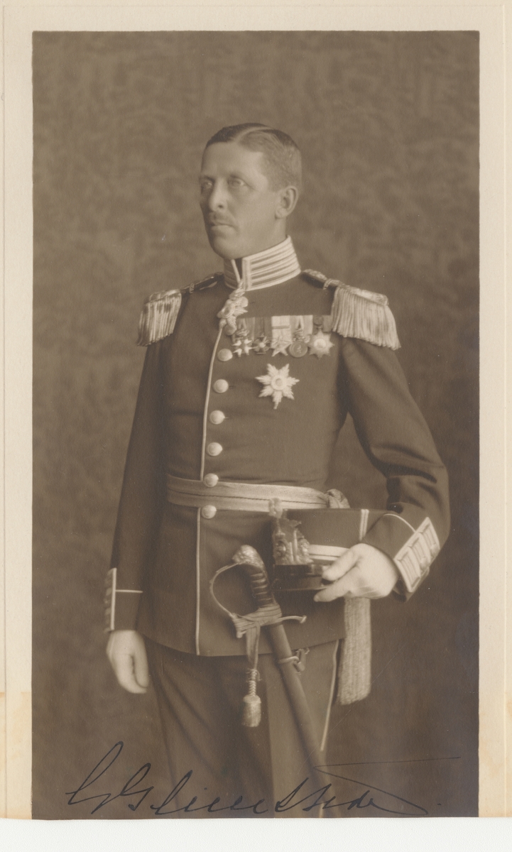 Porträtt av Peter Glimstedt, major vid Göta livgarde I 2.