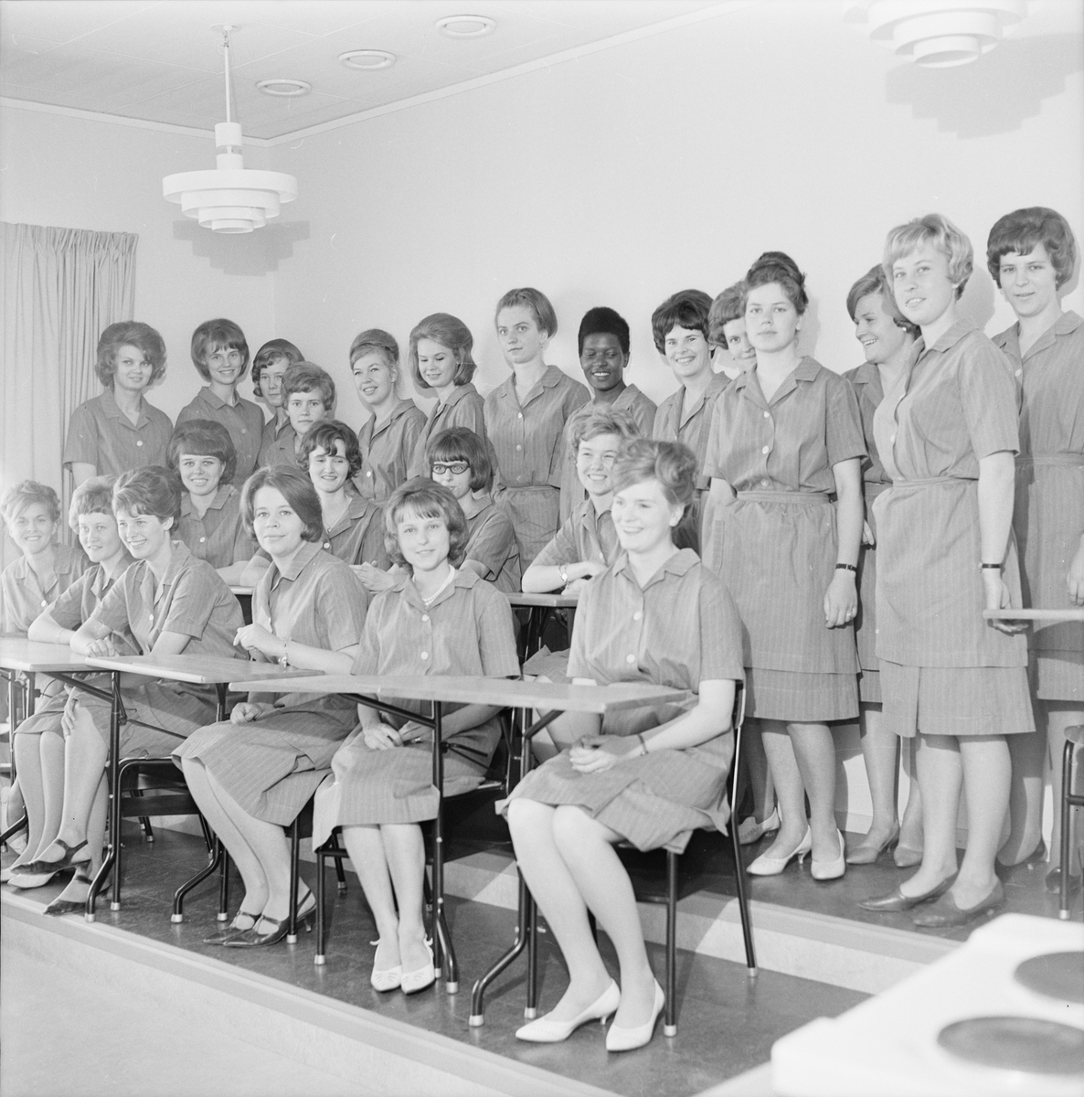 Höganäs daghem - nya barnsköterskor, Uppsala1965
