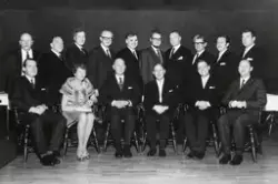 Hamar kommune, stor gruppe Hamar formannskap 1968 - 1971, fo