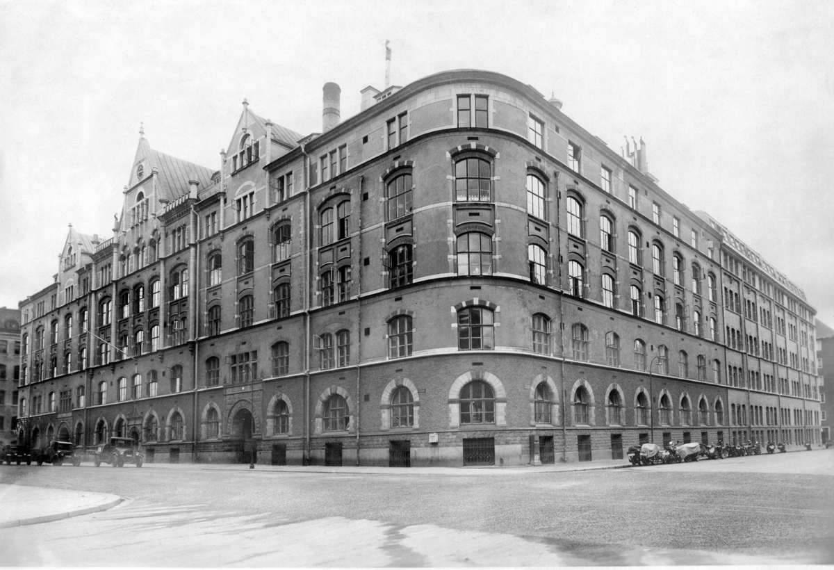 L.M Ericsson fabrik, Tulegatan 15-19, Stockholm, 1944.