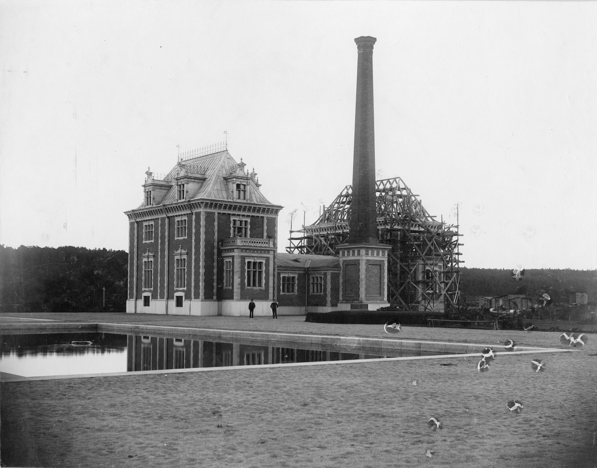 Skanstulls vattenverk i Stockholm den 11 september 1892.