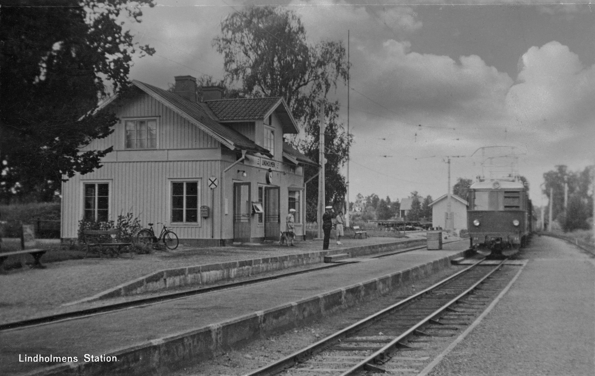 Lindholmens Station, Orkesta socken, Uppland 1936