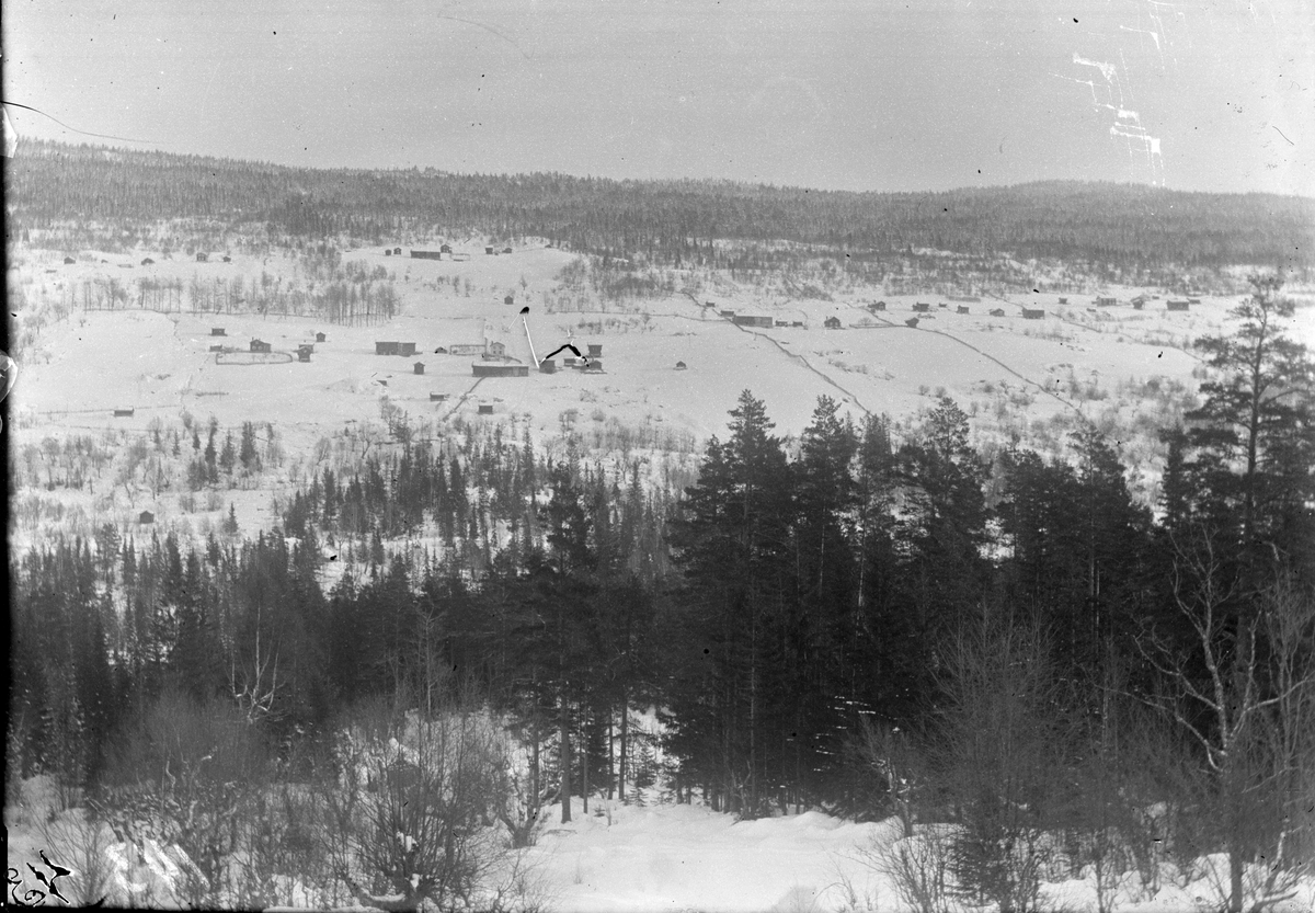 Bilde viser Haukåsgrend sett fra vest

Fotosamling etter Øystein O. Jonsjords (1895-1968), Tinn.