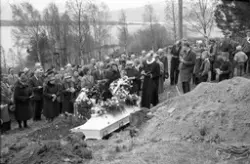 Fra begravelsen til Kristofer Ingvald Reiten sen f.28.02.189