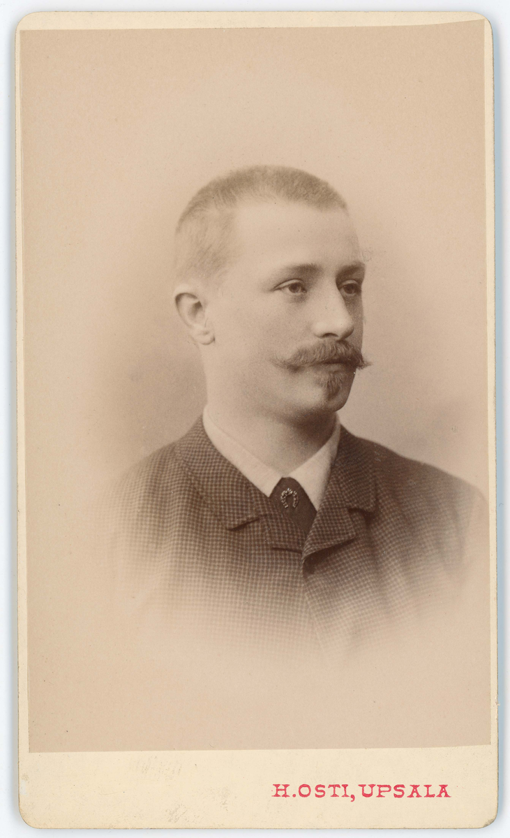 Porträtt på Johan Lilliehöök. Foto 1888.