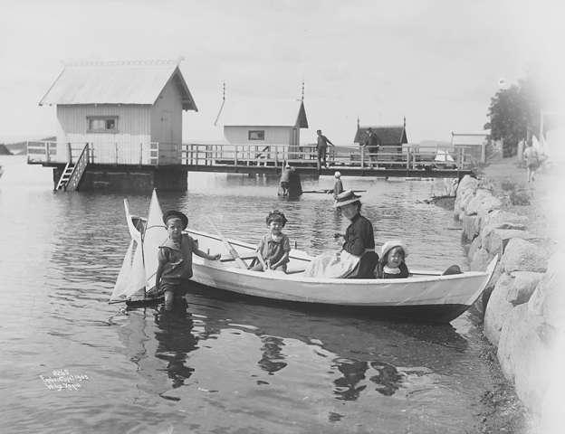 Prot: Ormøen - Sommeridyl i Skjægte 1. Aug. 1903