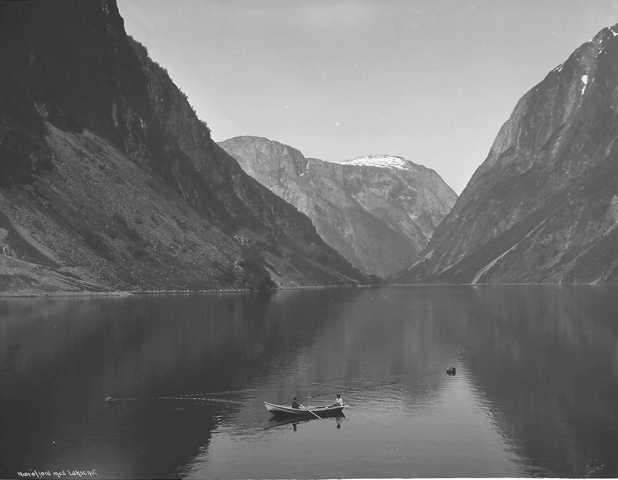 Prot: Nærøfjorden - ved Gudvangen 1909