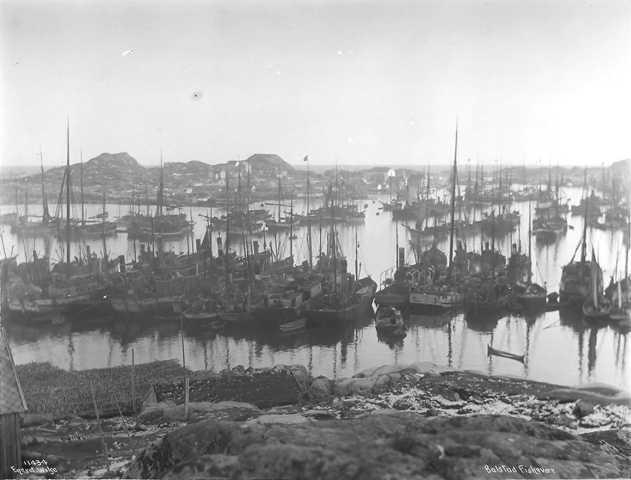 Prot: Balstad - Havn med Dampskibe ? 1?/3 1910