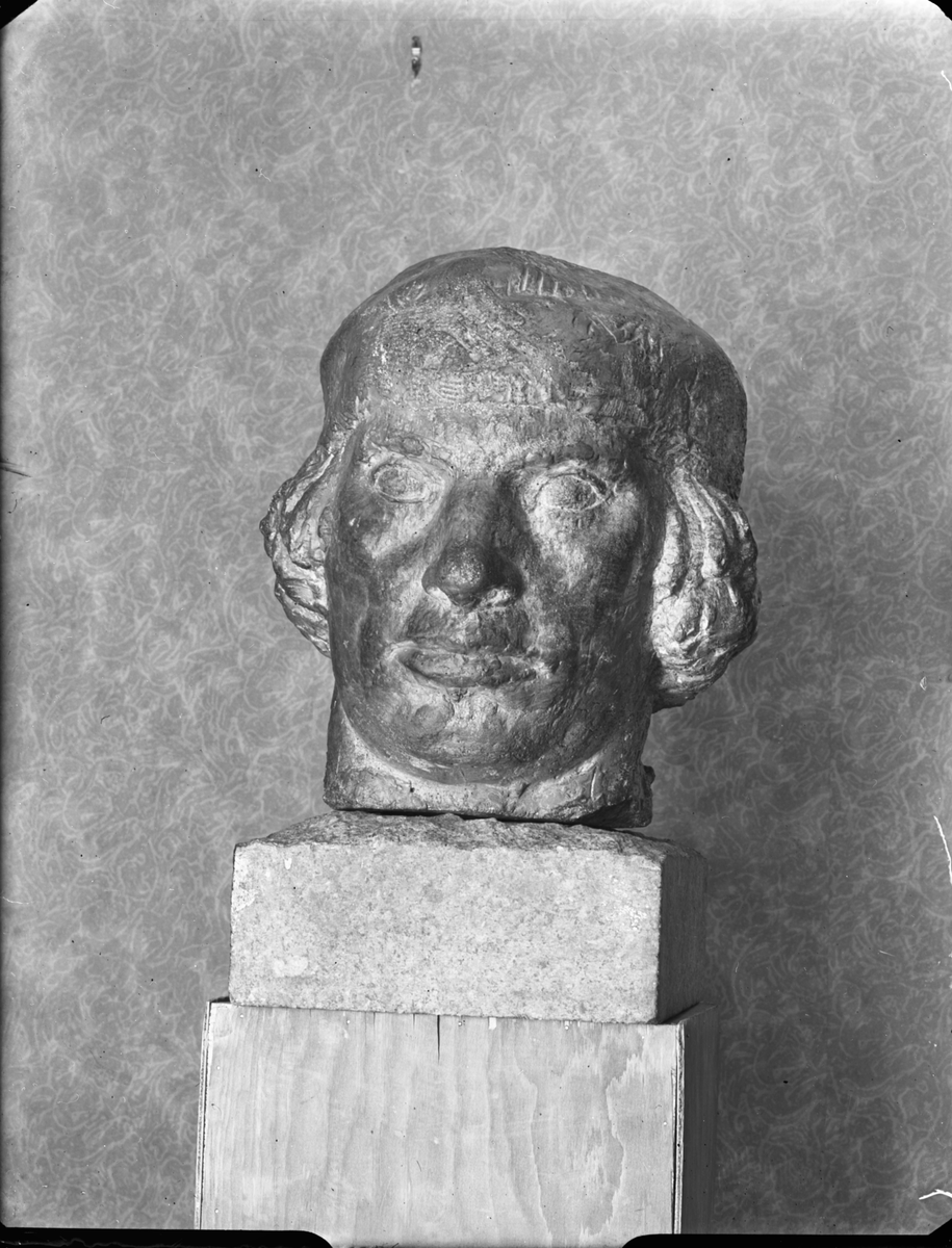 Skulptur av skulptören Nils Sjögren
Huvud
