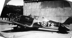 En Spitfire, brukt i undervisningen ved Luftforsvarets Tekni